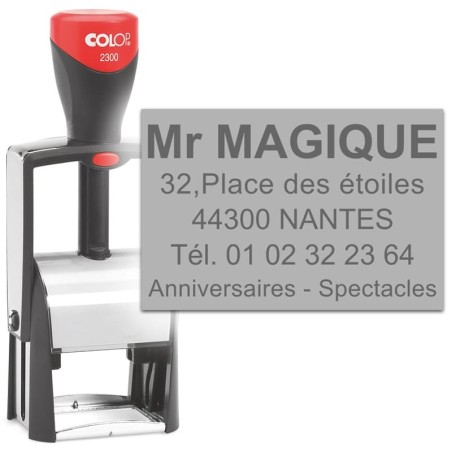 Tampon Colop Classic Line 2300 - 5 lignes max. - 45x30 mm Tampon Colop Classic Line 2300 - 5 lignes max. - 45x30 mm