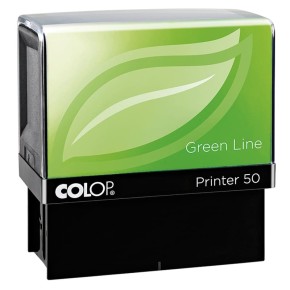 Tampon Colop Printer Green Line 50 - 6 lignes max. - 69x30 mm