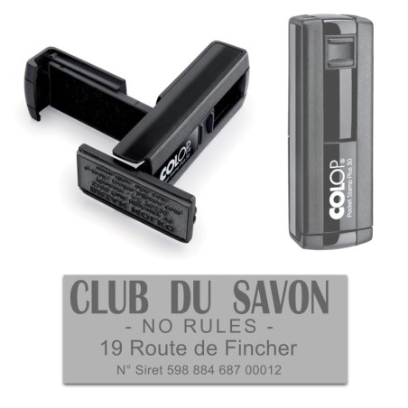Tampon Colop Pocket Stamp 30 - 5 lignes max. - 47x18 mm Tampon Colop Pocket Stamp 30 - 5 lignes max. - 47x18 mm