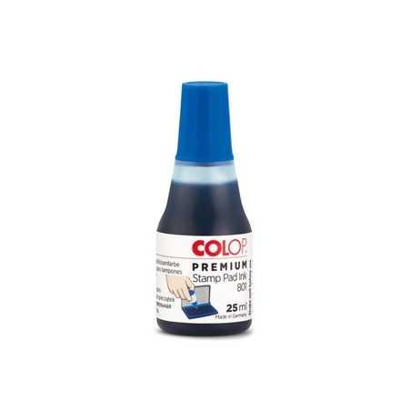 Flacon Encre à tampon - Colop E110 - bleu - 25 ml Flacon Encre à tampon - Colop E110 - bleu - 25 ml