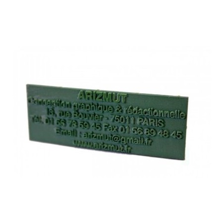 Plaque de remplacement en caoutchouc - 4 lignes Plaque de remplacement en caoutchouc - 4 lignes