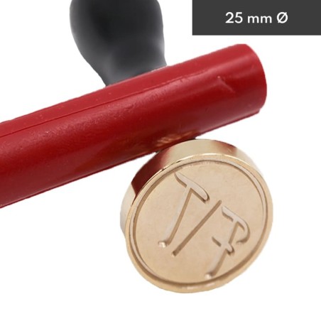 Cachet de cire ou sceau personnalisé 25mm Ø