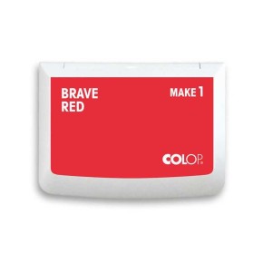Encreur Colop Make 1 Brave Red - Rouge - 90 x 50 mm
