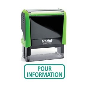 Tampon trodat XPrint Pour information