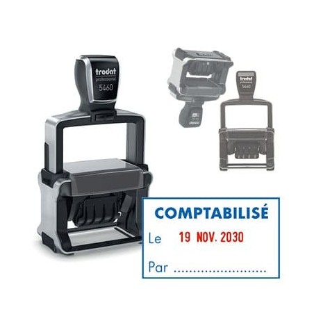 Tampon dateur Trodat 5460L7 Comptabilisé Tampon dateur Trodat 5460L7 Comptabilisé
