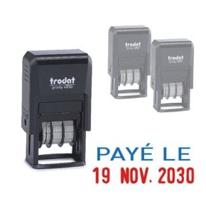 Tampon dateur Trodat 4850L2 PAYE LE