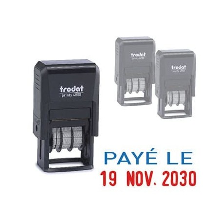 Tampon dateur Trodat 4850L2 PAYE LE Tampon dateur Trodat 4850L2 PAYE LE