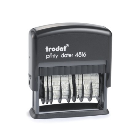 Tampon double dateur Trodat 4816 - 50x3,8mm Tampon double dateur Trodat 4816 - 50x3,8mm