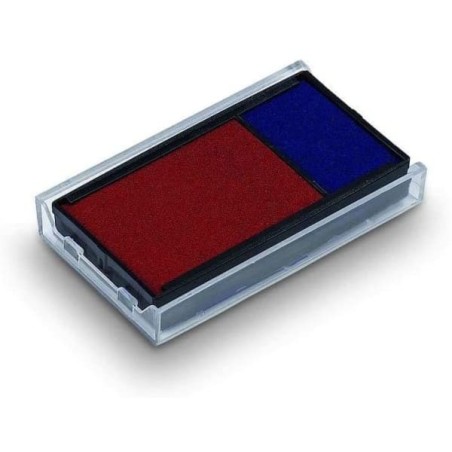 Cassette encrage Trodat 6/4912/2 - Bleu/Rouge Cassette encrage Trodat 6/4912/2 - Bleu/Rouge