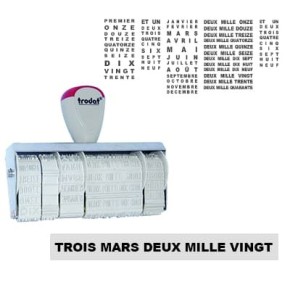 Tampon Dateur Trodat 10416TL encrage séparé - 4x85mm