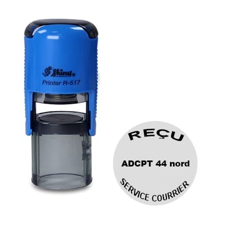 Tampon rond personnalisé - Shiny R-517 Tampon rond personnalisé - Shiny R-517