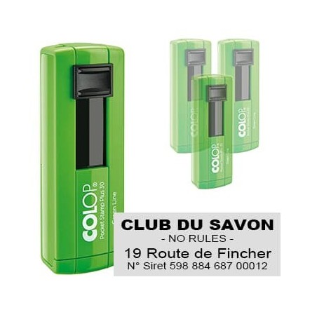 Tampon Colop Pocket Plus 30 Green Line Tampon Colop Pocket Plus 30 Green Line