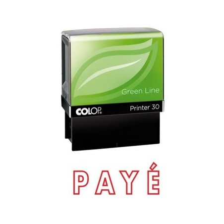 Tampon formule PAYE - Colop Printer 30 - 47 x 18 mm