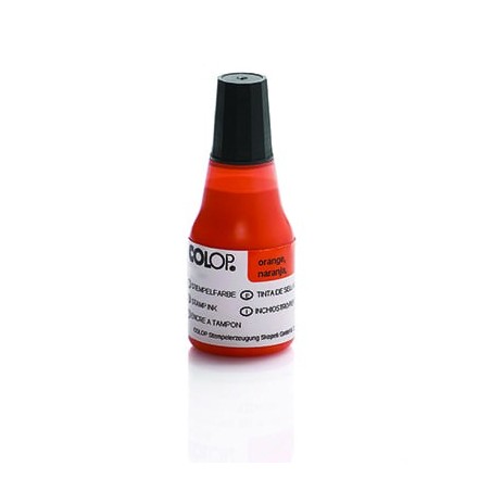 Flacon Encre à tampon - Néon UV - Colop E117 - Orange - 25 ml