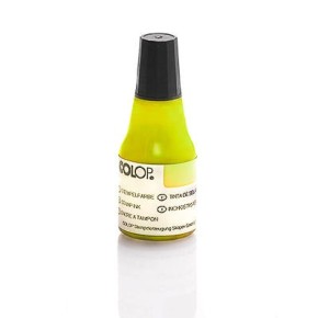 Flacon Encre à tampon - Néon UV - Colop E117 - Jaune - 25 ml