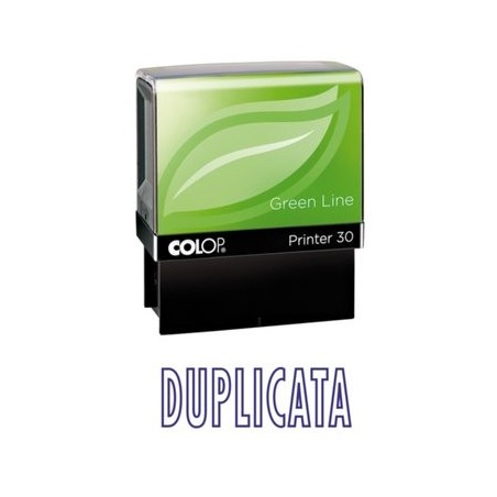 Tampon formule DUPLICATA - Colop Printer 30 - 47 x 18 mm Tampon formule DUPLICATA - Colop Printer 30 - 47 x 18 mm