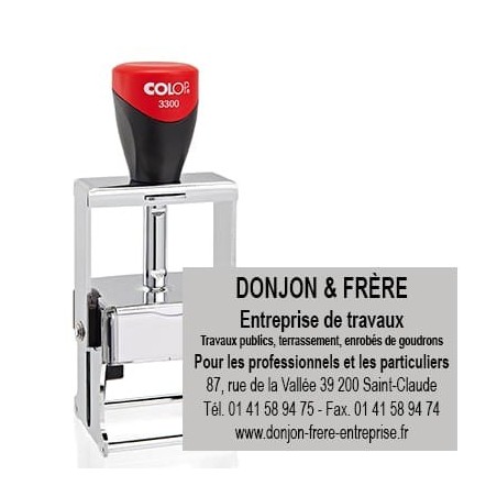 Tampon Colop Expert Line 3300 - 7 lignes max. - 45x30 mm Tampon Colop Expert Line 3300 - 7 lignes max. - 45x30 mm