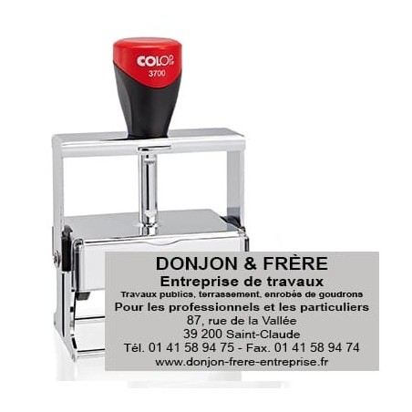 Tampon Colop Expert Line 3700 - 8 lignes max. - 78x34 mm Tampon Colop Expert Line 3700 - 8 lignes max. - 78x34 mm