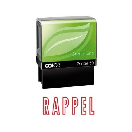 Tampon formule RAPPEL - Colop Printer 30 - 47 x 18 mm