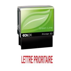 Tampon formule LETTRE PRIORITAIRE - Colop Printer 30 - 47 x 18 mm