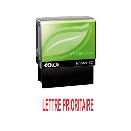 Tampon formule LETTRE PRIORITAIRE - Colop Printer 30 - 47 x 18 mm