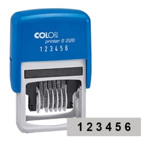 Tampon numéroteur Colop S226 - 6 bandes
