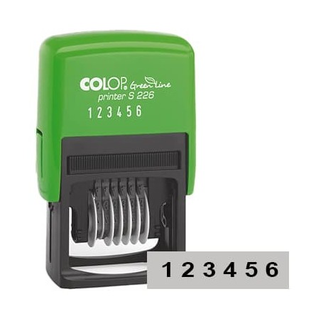 Tampon numéroteur Colop Green Line S226 - 6 bandes Tampon numéroteur Colop Green Line S226 - 6 bandes