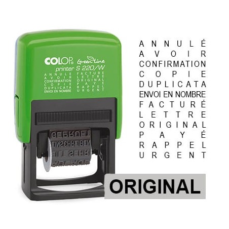 Tampon multi-formules Colop Green Line S220W Tampon multi-formules Colop Green Line S220W
