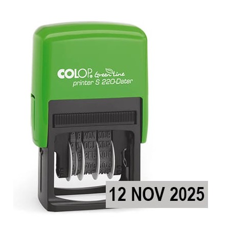 Tampon dateur Colop Green Line S220 - 4mm Tampon dateur Colop Green Line S220 - 4mm