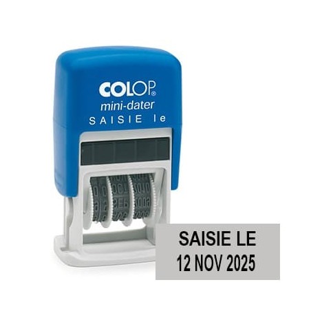 Tampon mini dateur Colop S160/L4 - SAISI LE - 4mm Tampon mini dateur Colop S160/L4 - SAISI LE - 4mm