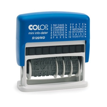 Tampon multiformules encrage automatique 12 formules - Colop CS120WD Tampon multiformules encrage automatique 12 formules - Colop CS120WD