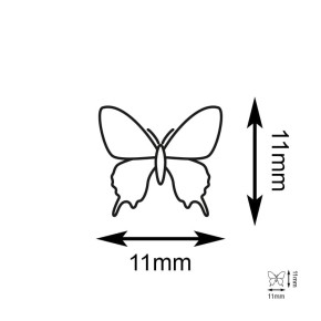 Empreinte papillon pour tampon carte de fidélité