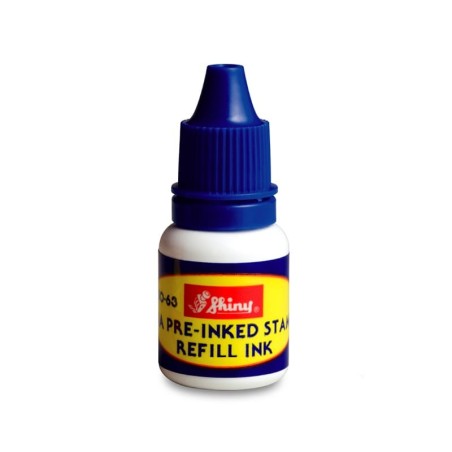 Flacon encre de recharge SO-63 pour Shiny HS007, HS014 et HS031 - Bleu Flacon encre de recharge SO-63 pour Shiny HS007, HS014 et HS031 - Bleu
