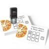 carte de fidélité pizzeria avec tampon pizza