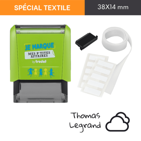 Tampon Trodat 4911 "nuage" pour le marquage des vêtements Tampon Trodat 4911 "nuage" pour le marquage des vêtements