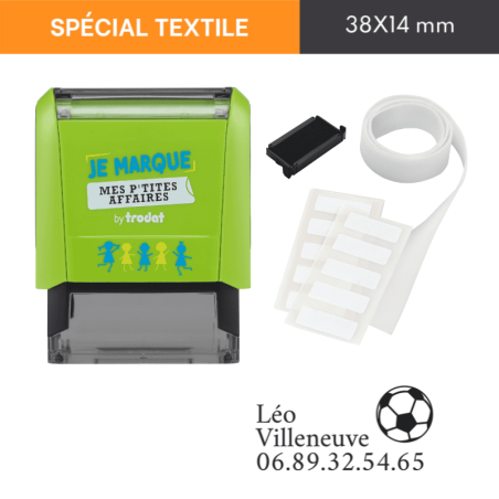 Tampon encreur Textile personnalisé pour coton/polyester