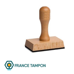 Tampon encreur en bois français